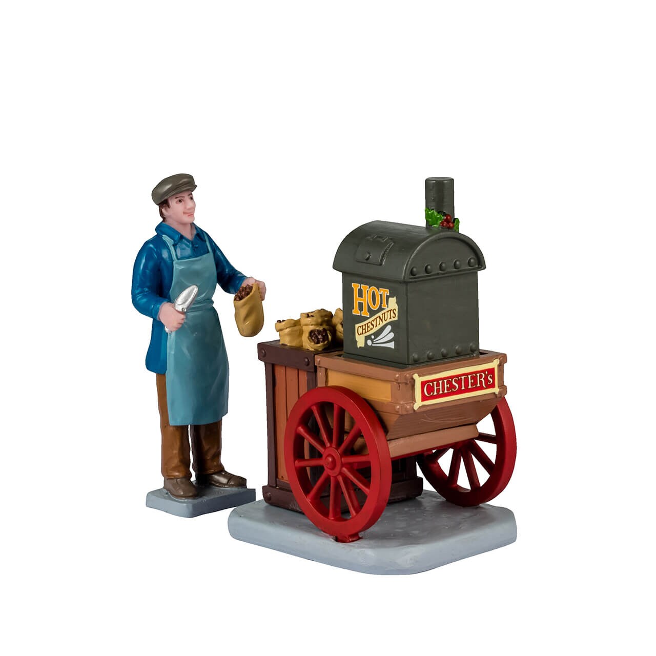 Lemax© Caddington Village Accessory™: Chester's Hot Chestnuts, Set Of 2